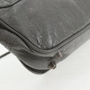 BALENCIAGA Flap Bag XS Shoulder Bag Leather 2way Gray Silver 719082 Auth 128190M-17