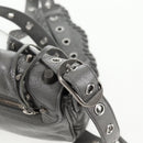 BALENCIAGA Flap Bag XS Shoulder Bag Leather 2way Gray Silver 719082 Auth 128190M-10