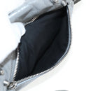 BALENCIAGA Flap Bag XS Shoulder Bag Leather 2way Gray Silver 719082 Auth 128190M-20