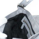 BALENCIAGA Flap Bag XS Shoulder Bag Leather 2way Gray Silver 719082 Auth 128190M-23