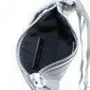 BALENCIAGA Flap Bag XS Shoulder Bag Leather 2way Gray Silver 719082 Auth 128190M-29