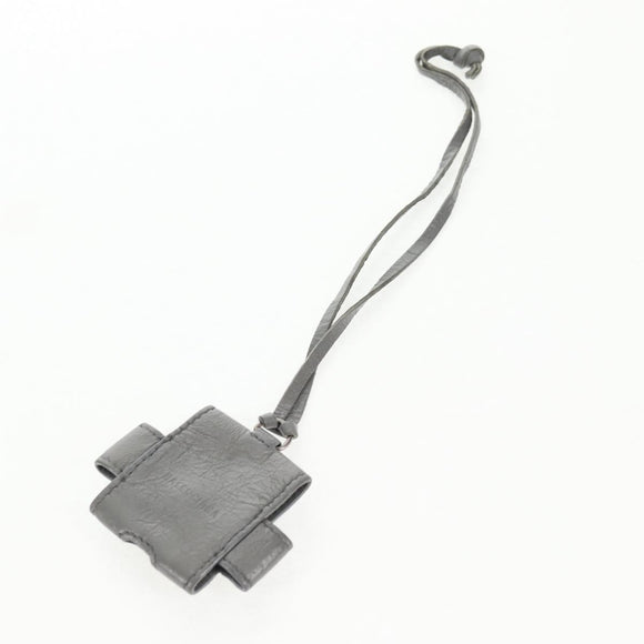 BALENCIAGA Flap Bag XS Shoulder Bag Leather 2way Gray Silver 719082 Auth 128190M