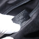 GUCCI GG Canvas Tote Bag Black Silver 113017 Auth 128212-12