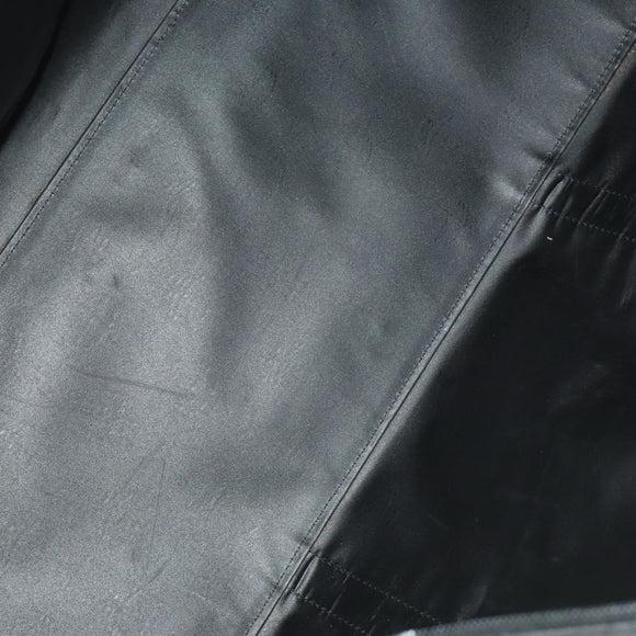 MCM Vicetos Logogram Shoulder Bag Nylon 2way Black Gold Auth 128228