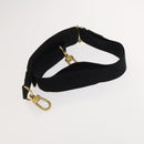 MCM Vicetos Logogram Shoulder Bag Nylon 2way Black Gold Auth 128228-21