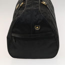 MCM Vicetos Logogram Shoulder Bag Nylon 2way Black Gold Auth 128228-3