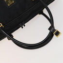 MCM Vicetos Logogram Shoulder Bag Nylon 2way Black Gold Auth 128228-7