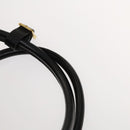 MCM Vicetos Logogram Shoulder Bag Nylon 2way Black Gold Auth 128228-14