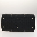 MCM Vicetos Logogram Shoulder Bag Nylon 2way Black Gold Auth 128228-5