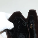 Salvatore Ferragamo Gancini Hand Bag Leather 2way Brown Gold Auth 128233-19