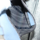 Salvatore Ferragamo Gancini Hand Bag Leather Light Blue Gold Auth 128234-20