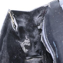 CELINE Shoulder Bag Leather Black Gold Auth 128236-11