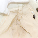 CHANEL Chain Tote Bag Lamb Skin White CC Auth 128237-21