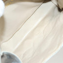 CHANEL Matelasse Shoulder Bag Lamb Skin Ivory Gold CC Auth 128238-10