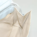 CHANEL Matelasse Shoulder Bag Lamb Skin Ivory Gold CC Auth 128238-22