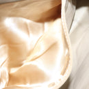 CHANEL Matelasse Shoulder Bag Lamb Skin Ivory Gold CC Auth 128238-25