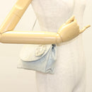 CHANEL Matelasse Shoulder Bag Lamb Skin Ivory Gold CC Auth 128238-26