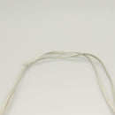 CHANEL Matelasse Shoulder Bag Lamb Skin Ivory Gold CC Auth 128238-14