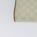 GUCCI GG Supreme Shoulder Bag PVC White Gold 904 02 050 Auth 128242-12