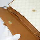 GUCCI GG Supreme Shoulder Bag PVC White Gold 904 02 050 Auth 128242-15