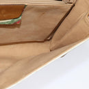 GUCCI GG Supreme Shoulder Bag PVC White Gold 904 02 050 Auth 128242-18