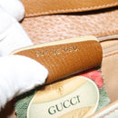 GUCCI GG Supreme Shoulder Bag PVC White Gold 904 02 050 Auth 128242-21