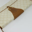 GUCCI GG Supreme Shoulder Bag PVC White Gold 904 02 050 Auth 128242-6