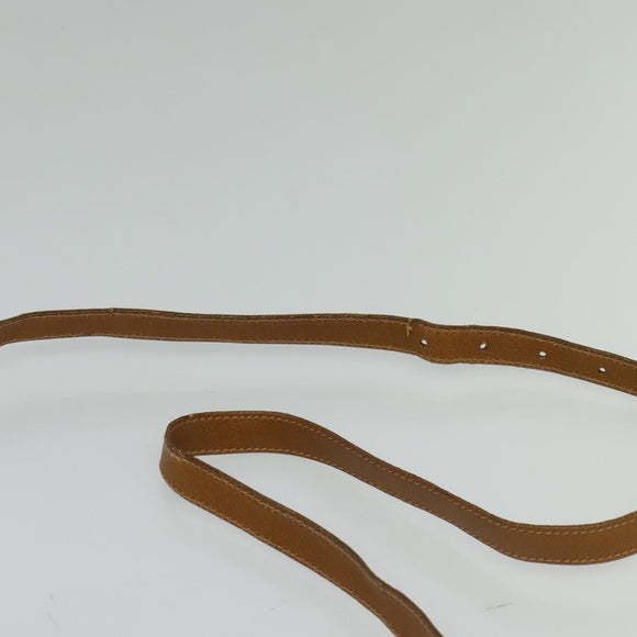 GUCCI GG Supreme Shoulder Bag PVC White Gold 904 02 050 Auth 128242