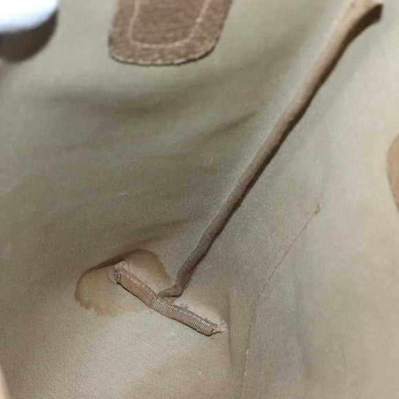 GUCCI GG Supreme Web Sherry Line Tote Bag PVC Beige 120 02 003 Auth 128243