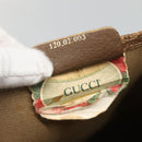 GUCCI GG Supreme Web Sherry Line Tote Bag PVC Beige 120 02 003 Auth 128243-20