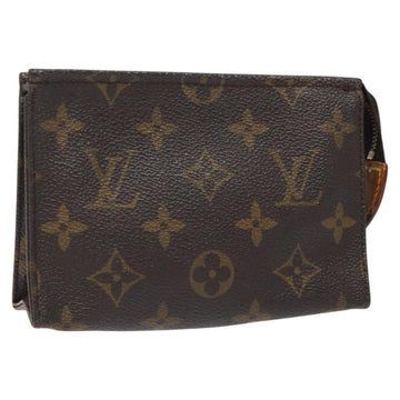 LOUIS VUITTON Monogram Poche Toilette 15 Pouch M47546 LV Auth 128258