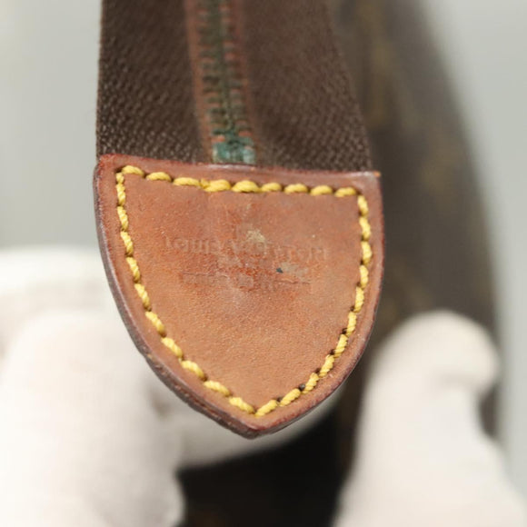 LOUIS VUITTON Monogram Poche Toilette 19 Pouch M47544 LV Auth 128260