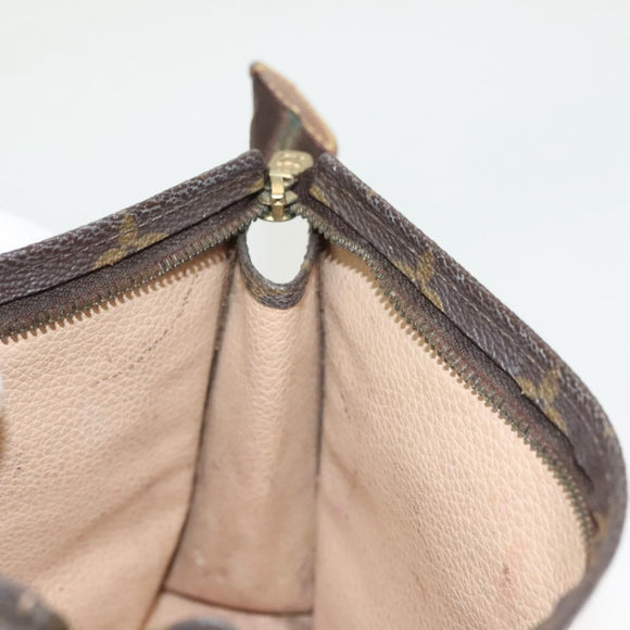 LOUIS VUITTON Monogram Poche Toilette 19 Pouch M47544 LV Auth 128260