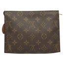 LOUIS VUITTON Monogram Poche Toilette 19 Pouch M47544 LV Auth 128260-2