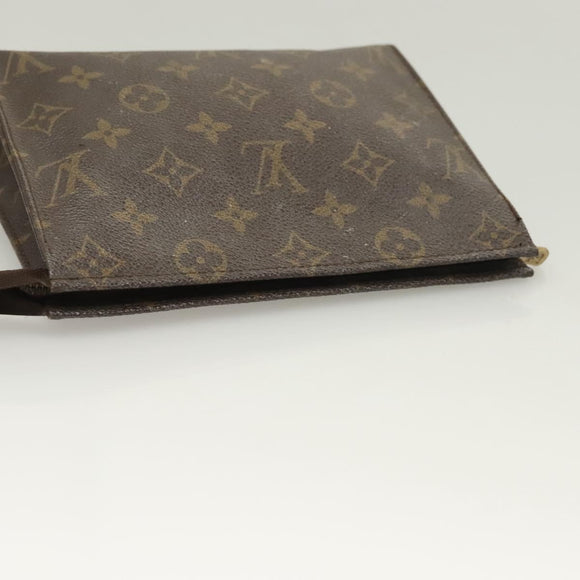 LOUIS VUITTON Monogram Poche Toilette 19 Pouch M47544 LV Auth 128260