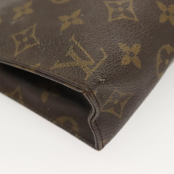 LOUIS VUITTON Monogram Poche Toilette 19 Pouch M47544 LV Auth 128260