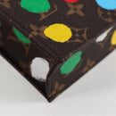 LOUIS VUITTON Monogram Yayoi Kusama Petit Sac Plat Tasche 2way M81867 Auth 128264SM-9