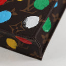 LOUIS VUITTON Monogram Yayoi Kusama Petit Sac Plat Tasche 2way M81867 Auth 128264SM-14