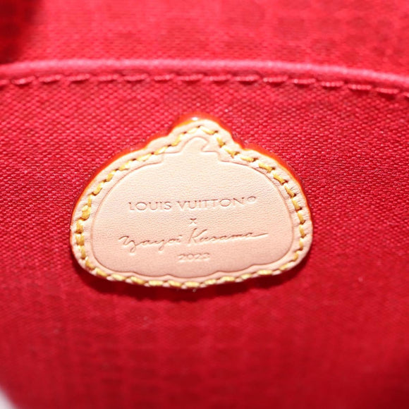 LOUIS VUITTON Monogram Yayoi Kusama Petit Sac Plat Bag 2way M81867 Auth 128264SM