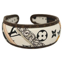 LOUIS VUITTON Monogram Katyusha White M77394 LV Auth 128265M-2