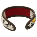 LOUIS VUITTON Monogram Katyusha White M77394 LV Auth 128265M-3