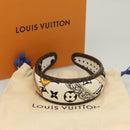 LOUIS VUITTON Monogram Katyusha White M77394 LV Auth 128265M-9