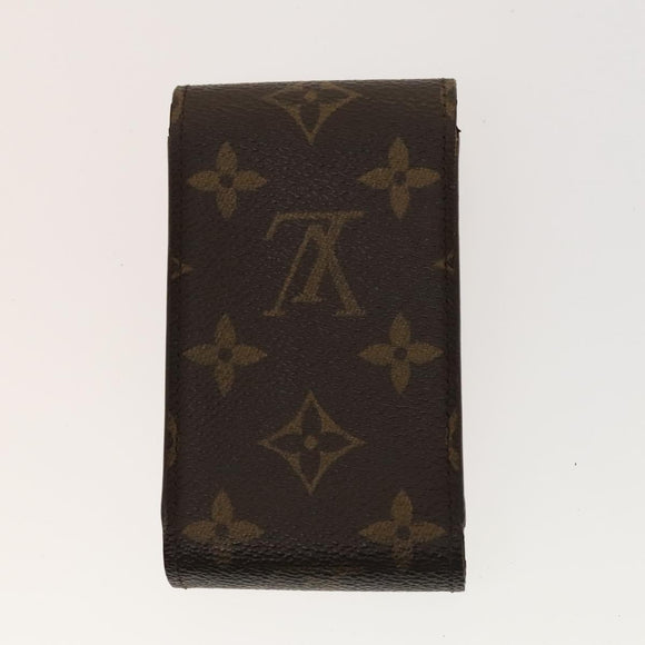 LOUIS VUITTON Monogram Etui Cigarette Case 2 Set M63024 LV Auth 128272
