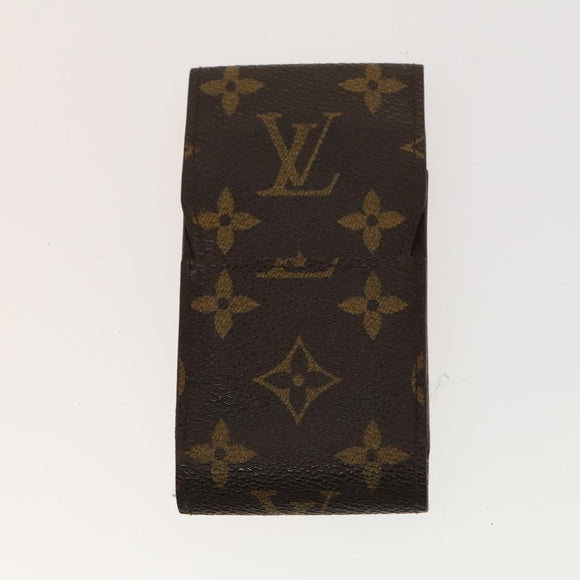 LOUIS VUITTON Monogram Etui Cigarette Case 2 Set M63024 LV Auth 128272