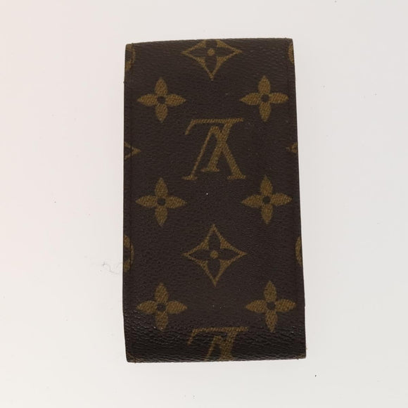 LOUIS VUITTON Monogram Etui Cigarette Case 2 Set M63024 LV Auth 128272