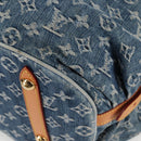 LOUIS VUITTON Monogram Denim XL Hand Bag Blue M95515 LV Auth 128274SAV-14