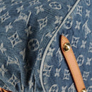 LOUIS VUITTON Monogram Denim XL Hand Bag Blue M95515 LV Auth 128274SAV-15