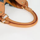 LOUIS VUITTON Monogram Denim XL Hand Bag Blue M95515 LV Auth 128274V-7