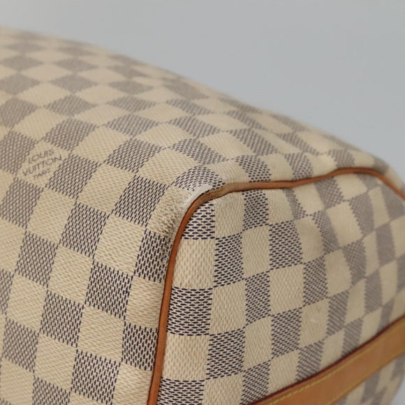 LOUIS VUITTON Damier Azur Speedy Bandouliere 30 Bag 2way N41052 LV Auth 128296
