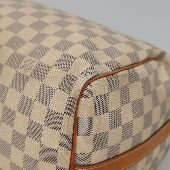 LOUIS VUITTON Damier Azur Speedy Bandouliere 30 Bag 2way N41052 LV Auth 128296